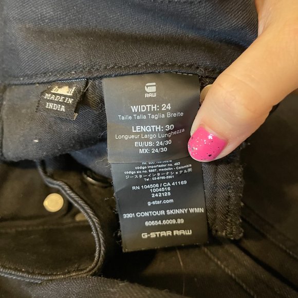 Gstar Raw 3301 High Waist Skinny Jean - Picture 9 of 10